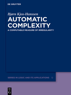 cover image of Automatic Complexity